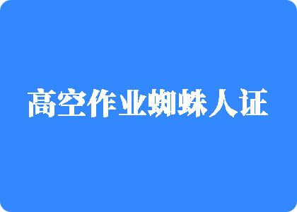 噢噢噢操骚逼大鸡巴好爽啊视频高空作业蜘蛛人证